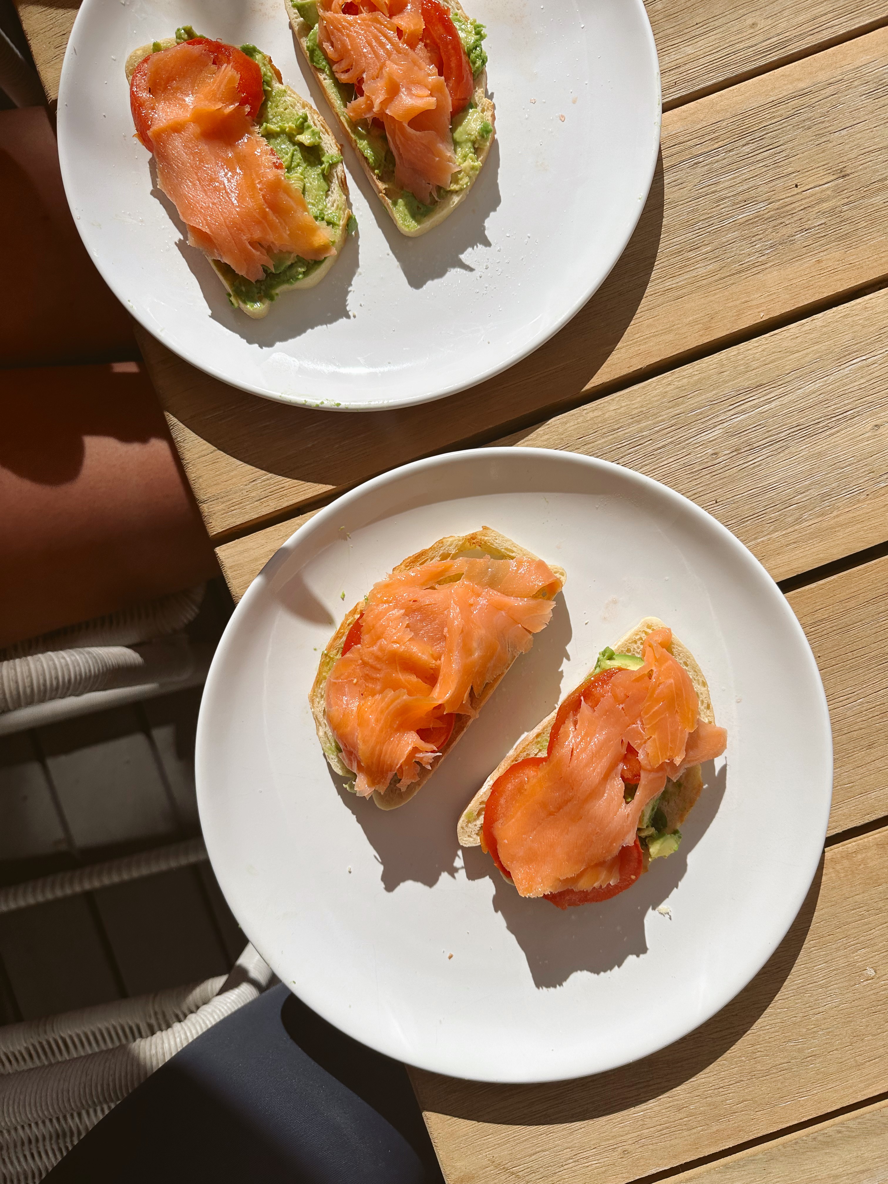 Avocado toast with smoked salmon
